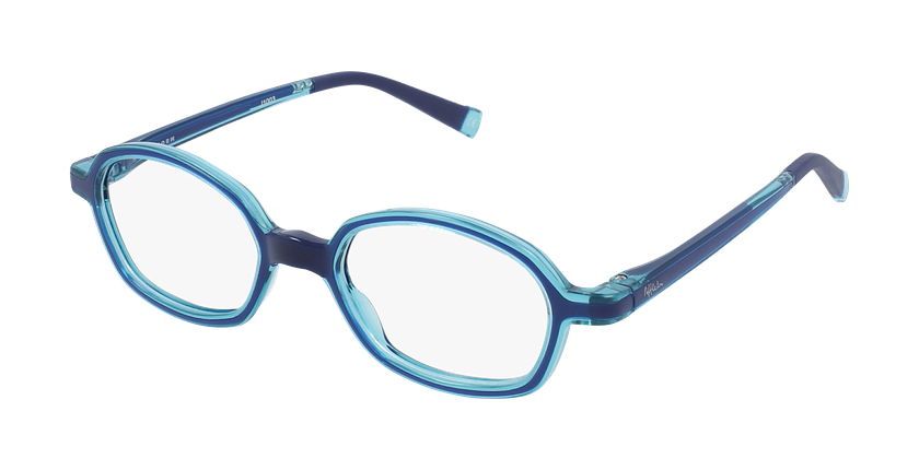 Óculos graduados criança RFOM2 BL2 REFORM azul/turquesa - vue de 3/4