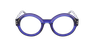 LUNETTES DE VUE femme CARACTERES FIL D'OR PERSPICACE bleu