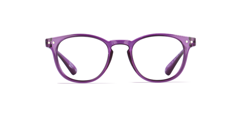 Óculos graduados homem BLUEBLOCK HOMEM violeta - Vista de frente