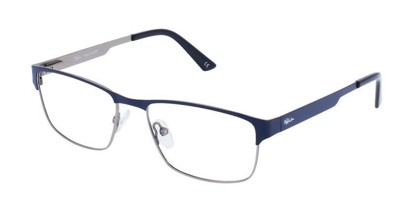 Óculos graduados homem AIDEN BL (TCHIN-TCHIN +1€) azul/cinzento - Vista de frente