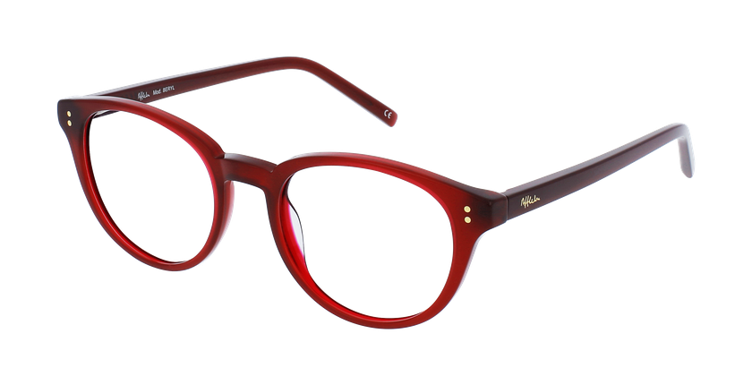 Óculos graduados senhora BERYL RD (TCHIN-TCHIN +1€) vermelho - Vista de frente