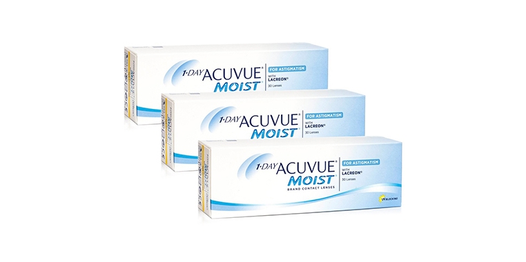 Lentilles de contact 1 Day Acuvue® Moist® for Astigmatism 90L