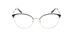 Óculos graduados senhora FAUSTINE BK (TCHIN-TCHIN +1€) preto/dourado - Vista de frente