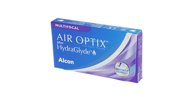 Lentilles de contact Air Optix Plus Hydraglyde Multifocal 3L