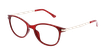 Óculos graduados senhora MAGIC 131 RD vermelho/dourado - Vista de frente