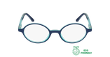 LUNETTES DE VUE enfant MAGIC 13 ECO-RESPONSABLE bleu/turquoise - Vue de face