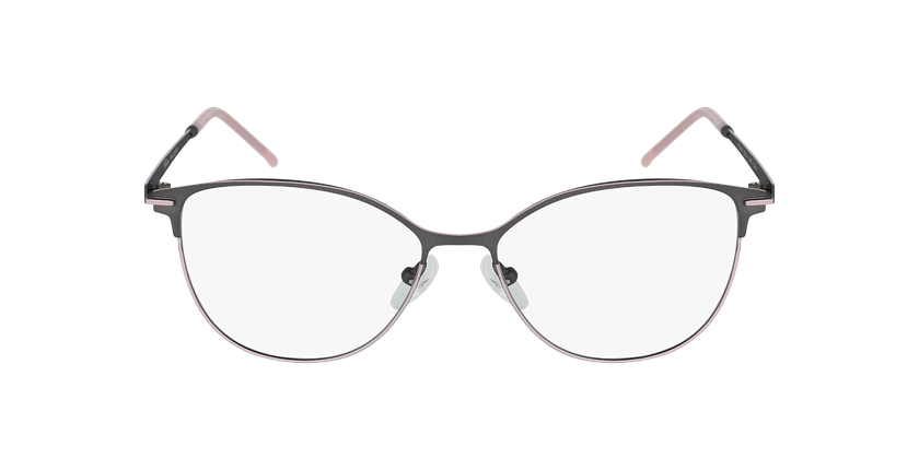 Óculos graduados senhora JUNON GUPK cinzento/rosa - Vista de frente