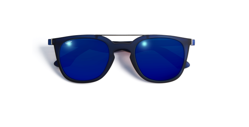 Óculos de sol homem CAGLIARI POLARIZED azul - Vista de frente