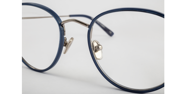 Óculos graduados SHUBERT BL prateado/azul