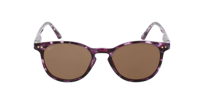 Óculos de sol criança FELIZ TOPU tartaruga/violeta - Vista de frente