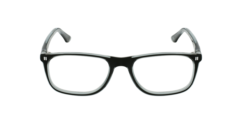 Óculos graduados criança REFORM TEENAGER (J3BKGY) preto/cinzento - Vista de frente