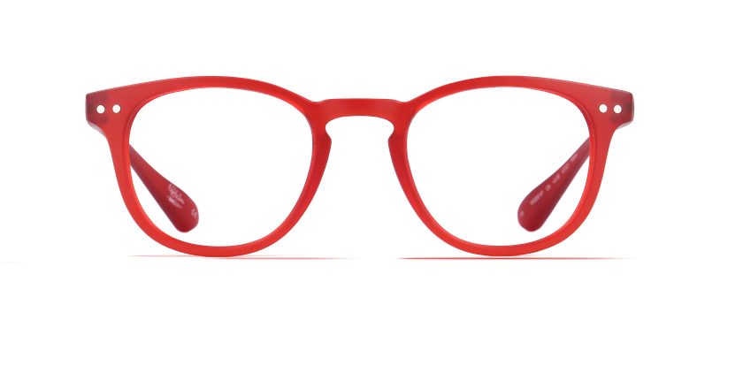 Óculos graduados BLUEBLOCK vermelho - Vista de frente