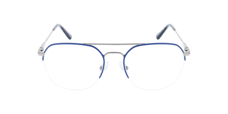 Óculos graduados homem WILLY BL (TCHIN-TCHIN+1€) azul/prateado