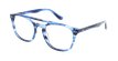 Óculos graduados homem REMY BL (TCHIN-TCHIN +1€) tartaruga/azul - vue de 3/4
