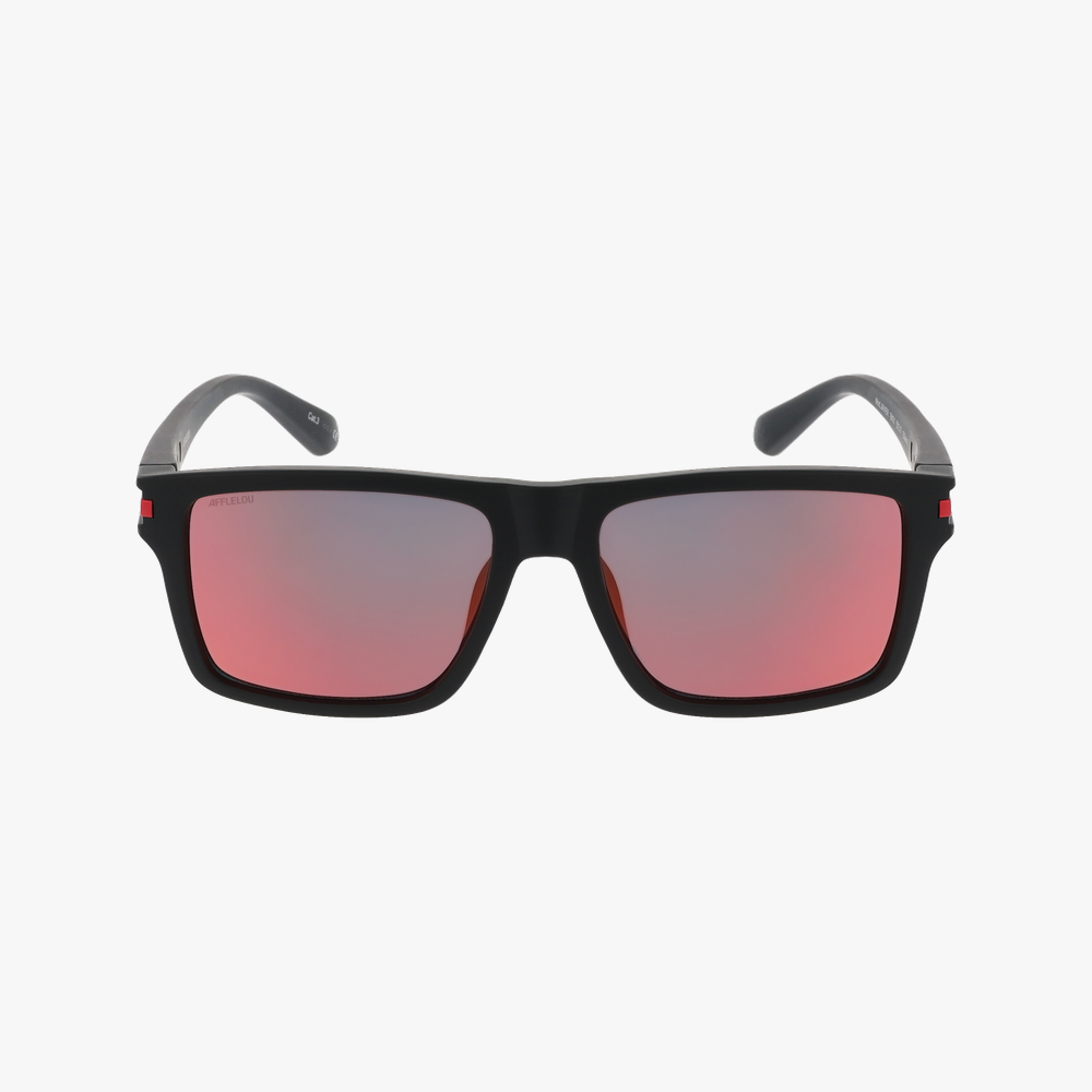 LUNETTES DE SOLEIL homme JAVIER noir - Vue de face