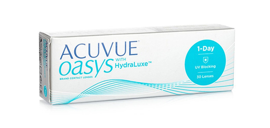 Lentilles de contact Acuvue® Oasys® 1 Day with Hydraluxe™ 30L Lentilles de contact Acuvue® Oasys® 1 Day with Hydraluxe™ 30L