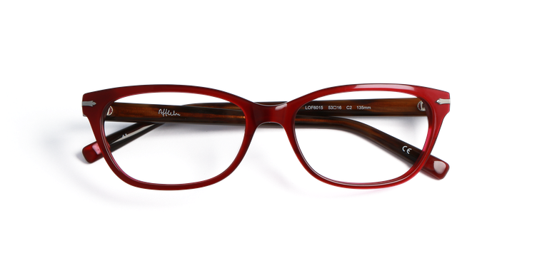 Óculos graduados senhora PLYMOUTH vermelho