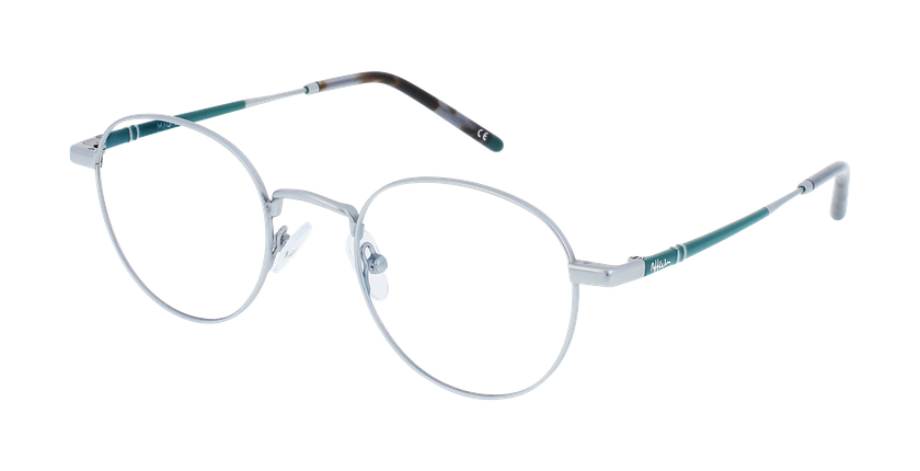LUNETTES DE VUE MAGIC 132 argenté/vert - Vue de face