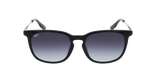 LUNETTES DE SOLEIL homme OZANES noir/argenté - Vue de face
