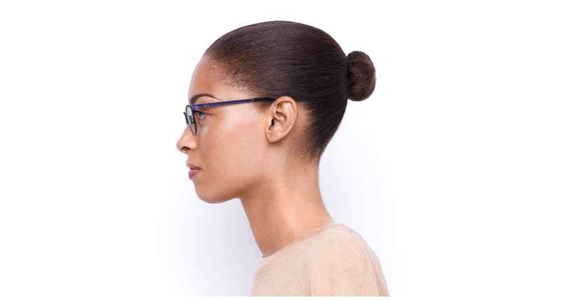 LUNETTES DE VUE femme MAGIC 45 BLUEBLOCK violet - Vue de côté