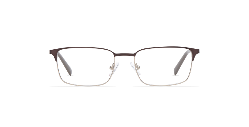 Óculos graduados homem ALPHONSE (Tchin-Tchin +1€) castanho/azul - Vista de frente