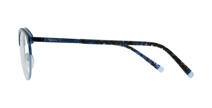 Lunettes de vue femme STRAUSS écaille/bleu - Vue de côté