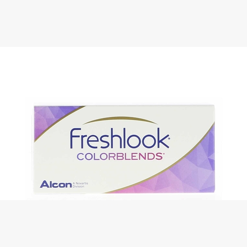 Lentilles de contact FreshLook ColorBlends Blue 2L - Vue de face