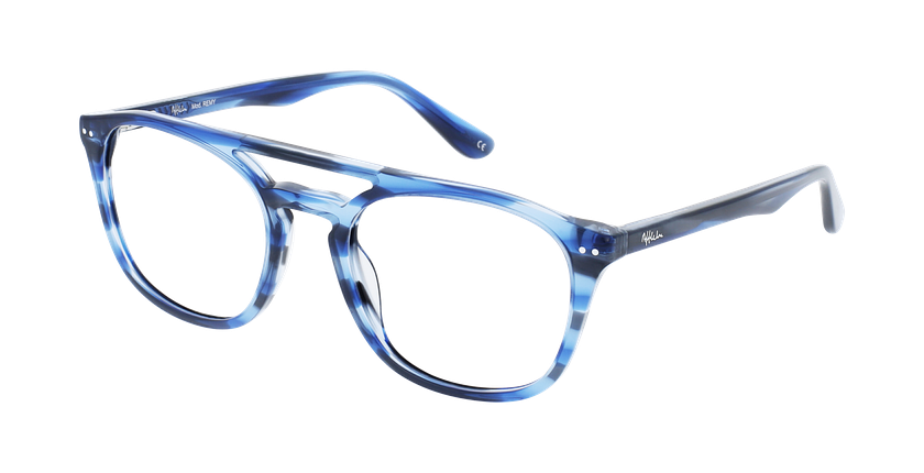 Óculos graduados homem REMY BL (TCHIN-TCHIN +1€) tartaruga/azul - vue de 3/4
