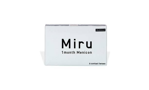 Lentilles de contact Miru 1 month Multifocal 6 L - Vue de face