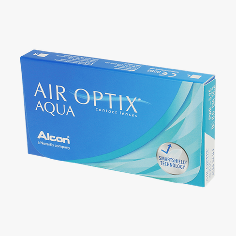Lentes de contacto Air Optix Aqua 6L Vista de frente