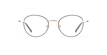 Óculos graduados senhora NELIA GD (TCHIN-TCHIN +1€) preto/dourado - Vista de frente