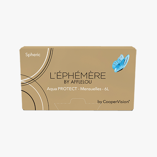 Lentilles de contact L'Éphémère Aqua Protect 6 L - Vue de face