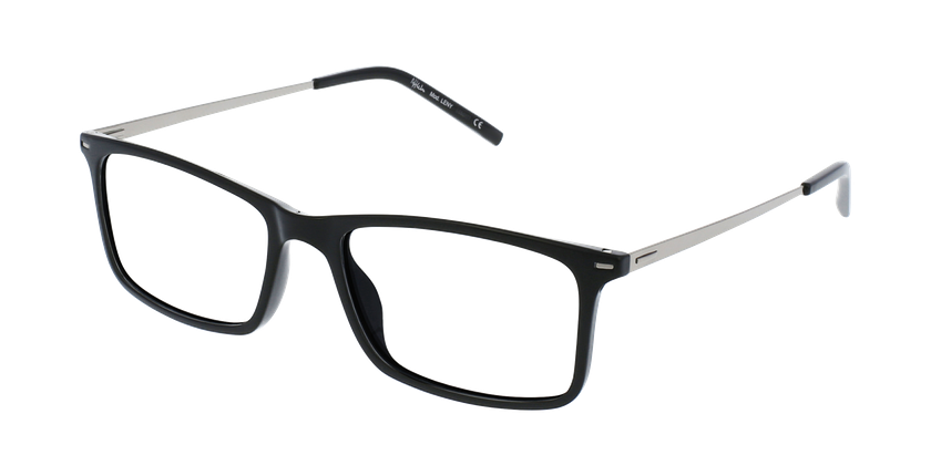 Óculos graduados homem LENY BK (TCHIN-TCHIN +1€) preto/danio.store_catalog.filters.noir/gun - vue de 3/4