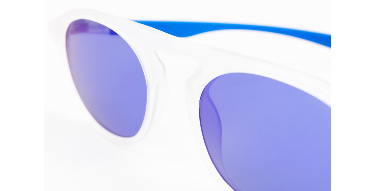 Óculos de sol BORNEO POLARIZED branco/azul