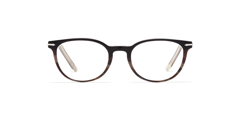Óculos graduados senhora NANTUA preto/castanho