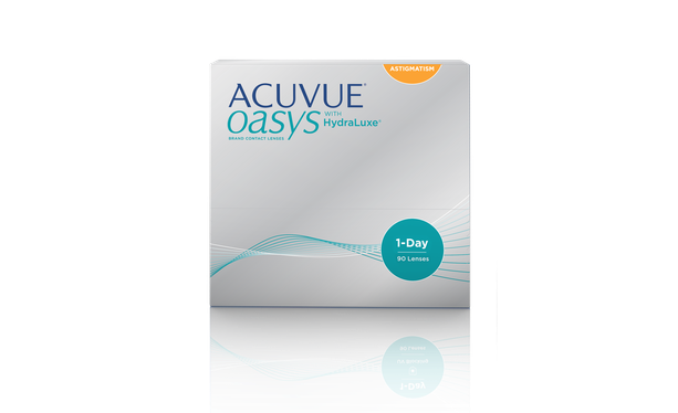 Lentilles de contact Acuvue® Oasys® 1 Day for Astigmatism 90L - Vue de face