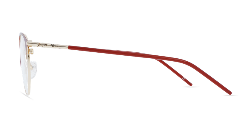 LUNETTES DE VUE femme MAGIC 98 rouge/doré - Vue de face