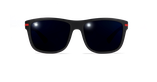 LUNETTES DE SOLEIL homme DIEGO noir - Vue de face