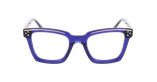 LUNETTES DE VUE femme CARACTERES FIL D'OR MYSTERIEUSE bleu - Vue de face