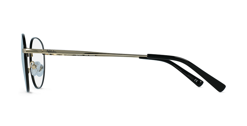 Óculos graduados homem MARIN BK (TCHIN-TCHIN +1€) preto/dourado - Vista lateral