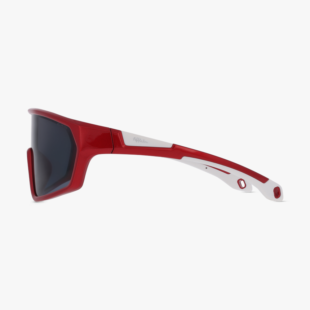 LUNETTES DE SOLEIL enfant LAURIAN POLARIZED rouge - Vue de face