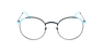 Óculos graduados senhora MELINA BK (TCHIN-TCHIN +1€) preto/azul