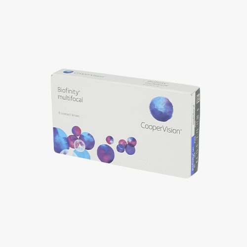 Lentilles de contact Biofinity Multifocal 6 L - Vue de face