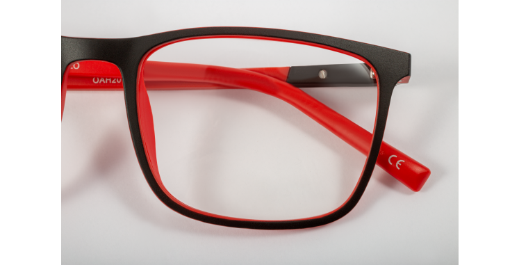 Óculos graduados homem MALO BK (TCHIN-TCHIN +1€) preto/vermelho