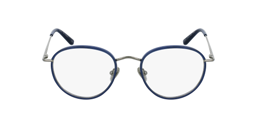 Óculos graduados SHUBERT BL prateado/azul Vista de frente