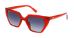 LUNETTES DE SOLEIL femme ROCHESTER rouge - Vue de face