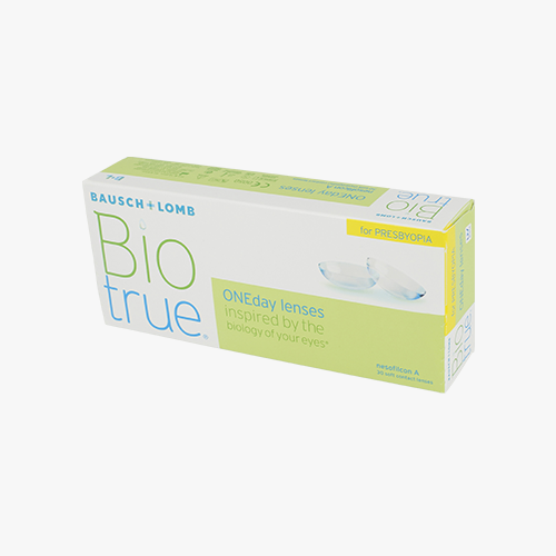 Lentilles de contact BioTrue Presbyte 30L - Vue de face