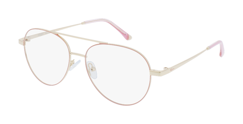LUNETTES DE VUE femme MAGIC MAVERICK rose/doré - Vue de face