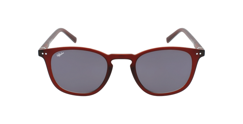 LUNETTES DE VUE FORTY solaire Bordeaux rouge - Vue de face