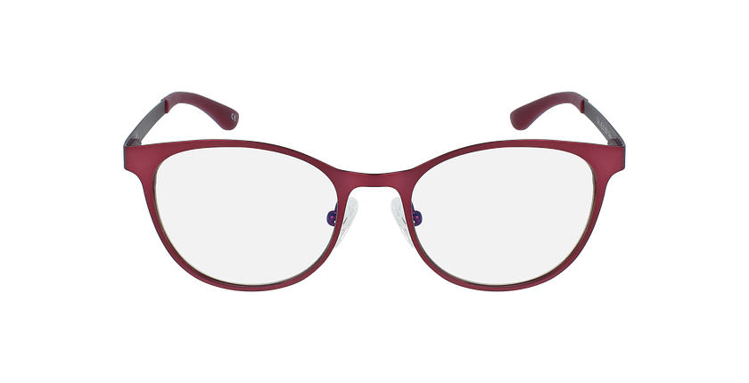 Óculos graduados senhora MAGIC 45 BLUEBLOCK - BLOQUEIO LUZ AZUL vermelho/rosa - Vista de frente